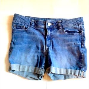 Blue jean shorts